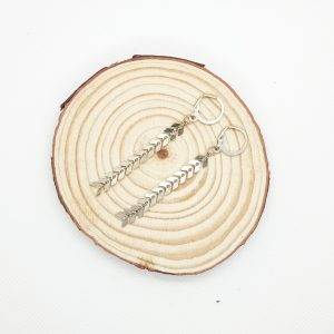 Silver Wave Earings